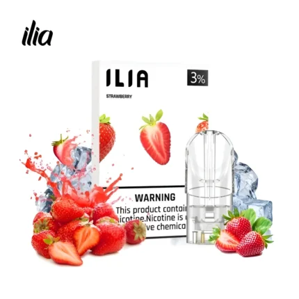 ILIA煙彈發光霧化菸彈一代-草莓-430x430 ilia ilia煙彈 哩雅 哩雅煙蛋 一代通用煙彈