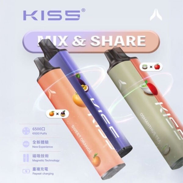 KIS5一次性圖片_主圖 kiss 一次性 抽完就丟 6500口 kiss凱斯